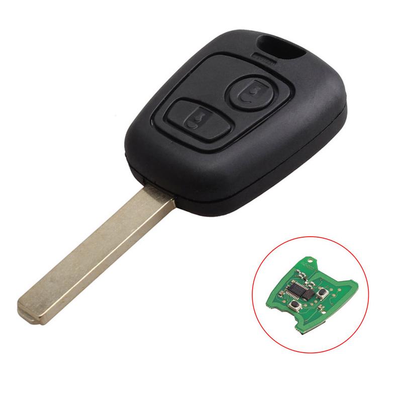 QN-RS305X 433.92MHz 2 Buttons Peugeot Chip Fob Remote Car Key for Peugeot 307 2015Peugeot 0532