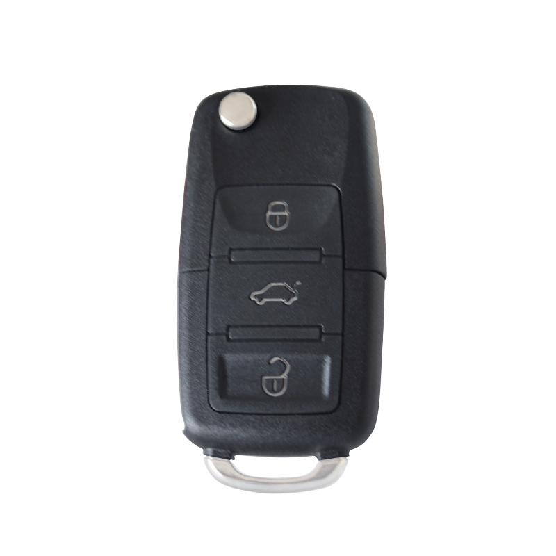 QN-RS150X 3 buttons VW_DJ/L series system flip key case replacement remote car key