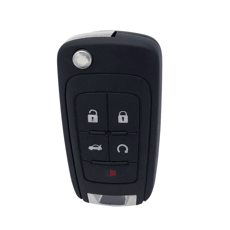 QN-RS390X 5-Tasten Chevrolet Remote Flip-Out Schlüsselanhänger mit Fernstart Cruze Camaro Malibu