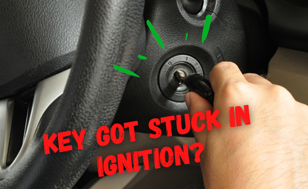 Was soll ich tun, wenn mein Autoschlüssel im Zündschloss stecken bleibt?
